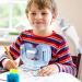 Sitting Posture Corrector for Kids | Height Adjustable Students Vision Writing Desk Posture Corrector | Sitting Posture Corrector for Kids Reading and Writing Anti Myopias Light Blue - Buy Online on GoSupps.com