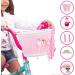 Bikes on Hikes Girls Bicycle Decorations Set - Fun Bike Decor with Beads, Mirror, Water Bottle, Streamers & Basket - Pink Kids Bike Decoration Kit - Buy Online on GoSupps.com
