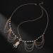 Jovono Boho Pearl Gold Bridal Wedding Headpiece | Rhinestone Hair Chain for Women and Girls - Buy Online on GoSupps.com