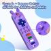 Scuwtocn Silicone Teether Toys | Remote Control Shape | Baby Teething Toy 6-12 Months | Textured & Flexible | Gum Soothing & Sensory | Purple - Buy Online on GoSupps.com