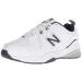 New Balance Men's 608 V5 Casual Comfort Cross Trainer 10.5 X-Wide White/Navy