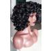 ELIM Short Afro Big Curly Wig for Black Women with Bangs + Accessories | Natural Synthetic Hair Replacement for Daily & Party Use - Buy Online on GoSupps.com