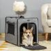 Petsfit Collapsible Soft Dog Crate - Sturdy Steel Frame for Travel - M 24 x 18 x 21 - Light Grey - Buy Online on GoSupps.com