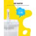 Ciays Automatic Cat Water Fountain 65oz/1.8L - White | Pet Fountain with 3 Replacement Filters for Cats, Dogs, Multiple Pets - Buy Online on GoSupps.com