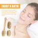 8 Pack Natural Boar Bristle Dry Brushing Body Set for Cellulite Massage and Lymphatic Drainage - Buy Online on GoSupps.com