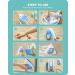 Baffect Anti-Pinch Double-sided Window Cleaner for Single & Double Glass Windows (3-30 mm) - Magnetic, Adjustable with Easy-grip Handle - Buy Online on GoSupps.com