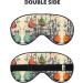 Chemistry Print Unisex Eye Mask - Soft Comfort Sleep Shade for Travel Yoga & Shift Work - Black - Buy Online on GoSupps.com