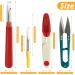 DEFUTAY 7-Piece Seam Ripper Set with Scissors - Handy Stitch Ripper Sewing Tool for Opening Seams and Hems - Buy Online on GoSupps.com