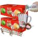 6x Hot chocolate bombs with marshmallow and 6x Peppermint Christmas Candy Canes- Kids Hot Chocolate Gift Set - Hot chocolate station - Xmas Eve Box Fillers for Kids Teens Toddlers Adult Stocking Gifts Chocolate 12 Piece Set - Buy Online on GoSupps.com