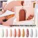 VANREESA Poly Nail Gel Kit 15ml - 9 Autumn Colors with 36W Nail Lamp | Builder Gel Set for Nail Extension | Base & Top Coat | Nail Enhancement Starter Kit - Nude Glossy Series - Buy Online on GoSupps.com