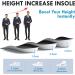 Orthopedic High Pads - Height Increase Insoles for Men & Women | Arch Support Shoe Lifts for Leg Length Discrepancy | Shock Absorption Heel Lift Insoles (Black 1.4in/3.5cm 2 Pairs - Buy Online on GoSupps.com