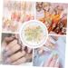 Healeved 3 Boxes Nail Art Accessories Nail Accessories Nail Tech Accessories Manicure Accessories Artificial Nails Decors Manicures Ornaments 3d Nail Stickers Japanese Alloy Nail Supplies - Buy Online on GoSupps.com