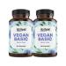 2x120 capsules Yes vegan complex - vitamin B12 K2 D3 iron zinc selenium and omega 3 vegan - especially for vegetarians and vegan - vegan supplements 120 pieces (2 Pack)