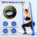 Fokky Fitness Straps 4-Set | Resistance Bands with 4 Levels & Carrying Bag | Ideal for CrossFit Yoga Pilates | Muscle Building for Men & Women - Buy Online on GoSupps.com
