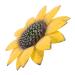 Alipis Mount Ornament Metal Sign Artistic Decoration Welcome Sunflower Flower Pendant D Door Art Hanging
