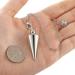 PESOENTH Copper Dowsing Pendulum for Divination and Reiki Healing - Silver Spiral Coil Point for Meditation and Balancing - Buy Online on GoSupps.com