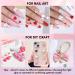 Buy Makartt Nail Charm Rhinestone Glue Kit - 15ml Gel Glue for 3D Nail Art Bowknot & Heart Gems - DIY Nail Supply for Nail Techs - Red & White - Buy Online on GoSupps.com