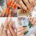 Autumn Nails Glitter Sequin - 12 Color Maple Leaves & 3D Holographic Nail Decoration - Buy Online on GoSupps.com