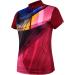 Savalino Women's Sublimation Printed Bowling Jersey | Moisture-Wicking & Fast-Drying | Maroon | Sizes S-5XL - Buy Online on GoSupps.com