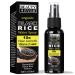 Hair Growth Serum for Women & Men - Black Rice Water Spray Hair Loss Treatment for Damaged Dry Hair Hair Regrowth with Castor Oil and Ginger for Thicker Longer Fuller Hair