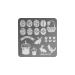 99nails Stamping Plate Special - Easter Egg Design for Creative Nail Art | International Shipping Available - Buy Online on GoSupps.com