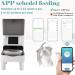 WHDPETS Automatic Cat Feeder with WiFi, App Control, Stainless Steel Bowl, and Voice Recorder - Perfect for Cats & Dogs - Buy Online on GoSupps.com