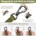 X XBen Waterproof Tow Lines for Dogs | 3m-30m Rubberized Drag Line with Lockable Carabiner | Durable Dog Leash for Small & Medium Dogs - Ideal Training Line 10m Green - Buy Online on GoSupps.com