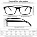 SIGVAN 5 Pack Blue Light Blocking Reading Glasses | Anti Eyestrain Computer Readers for Men Women | Lightweight & Fashionable | 1.75x Magnification - Buy Online on GoSupps.com