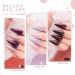 GELLEN Gel Nail Polish Kit - 6 Colors Misty Rose & Midnight Series | Pastel Pink & Wine Tone Gel Manicure Set | Home Nail Art Salon | 0.27 Fl Oz - Buy Online on GoSupps.com