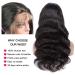 24 Inch 150% Density Body Wave Lace Frontal Wig - Brazilian Human Hair for Black Women - Buy Online on GoSupps.com