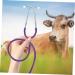 Sosoport Lightweight Livestock & Pet Stethoscope - Convenient Household Veterinary Tool in Purple Rubber - Buy Online on GoSupps.com