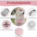Shop No-Pull Dog Harness for Small Dogs | Reflective Soft Safety Harness & Leash - Pink M - Buy Online on GoSupps.com