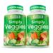 Simply Nature's Promise - 90 Veggie Capsules- 2 Month Supply - Made with Whole Food Superfoods Packed with Beta Carotene & 18 Different Vegetables - 100% Soy Free