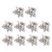 KVSERT 200pcs Tooth Shape Keychain Cute Dental Gift