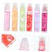 6pcs Moisturizing Fruit Lip Balm & Gloss Set - Hydrating Lip Pomade Lipstick & Liquid Gloss for Smooth Lips - Buy Online on GoSupps.com