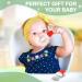 BEWOS Baby Cutlery Set - 2Pcs 304 Stainless Steel Spoon & Fork for Self Feeding | Toddler Safe & Dishwasher Safe | Christmas Baby Gift - Buy Online on GoSupps.com