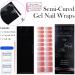 DMQ Semi Cured Nail Wraps 20 Stickers Soft Self-Adhesive Semi Cure Gel Nail Strips Salon-Quality Gel Nail Stickers(in The Mood for Love) Translucent Gradient of Light Red Light Red Gradient - Buy Online on GoSupps.com
