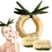 Face Washing Wristbands and Headband Set Coral Fleece Spa Headband Set Cute Plush Hair Holder