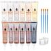 Wood Furniture Repair Kit 12 Colors of Filler for Repairing Scratches Cracks Holes and Fading on Wooden Doors Floors Tables and Cabinets