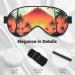 Sunrise Tropical Palm Tree Eye Mask | Soft Travel & Sleep Eyeshade for Men & Women - Buy Online on GoSupps.com