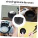 Fomiyes Shaving Accessories Bowl & Foam Shell for Men | Double Layer Razor Soap Bowl - Buy Online on GoSupps.com