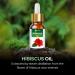 Hibiscus Essential Oil 100% Pure & Uncut - Cold Pressed Herbal Aromatherapy Oil 15 ML with Dropper - Premium Quality - Buy Online on GoSupps.com
