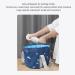 Verdant Touch Foot Bath Basin Portable Travel Foot Bath Tub Collapsible Basin for Outdoor Picnic Navy Whale - Buy Online on GoSupps.com