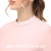 TBMPOY Women's Fleece Mock Neck Long Sleeve Running Shirt - Pink XL - Buy Online on GoSupps.com