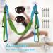 Ehuihuan Aerial Yoga Towel & Hammock - Anti-Gravity Yoga Swing Strap & Band in Blue Green for Ultimate Stretching - Buy Online on GoSupps.com