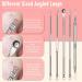 Trendecor 8-Piece Blackhead Remover Comedone Squeezer Set Stainless Steel Tweezers Milia Knife Blackhead Remover with Acne Pimples Tweezers Blackhead Remover for Nose Face Care - Buy Online on GoSupps.com