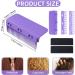 Flat Iron Comb Attachment Clip On - Portable Hair Straightener Brush & Professional Styling Tool (Purple) | Shop Internationally - Buy Online on GoSupps.com