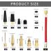 Truein 32-Piece Bicycle Valve Adapter Set - DV SV AV Adapters & Inflatable Hose with Valve Caps & Sealing Rings | Universal French Valve Adapter for All Bicycle Pumps - International Shipping Available - Buy Online on GoSupps.com