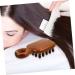 Buy Bcoath Riddone Degradation Ridge Scalp Massage Comb - Wooden Wide Tooth Comb for Curly Hair - Portable Hair Pimple Comb - 12.50x6.00cm - Ships Internationally - Buy Online on GoSupps.com