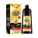 Herbal Instant Hair Dyeing Shampoo - Chestnut Brown | 3-in-1 Long-Lasting Hair Tint for Men & Women - Natural Herbs & Honey - 500ML - Buy Online on GoSupps.com